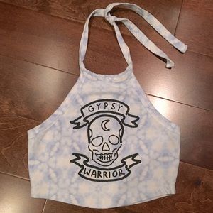 🌻3/$25 Super Cool Halter Crop Top!